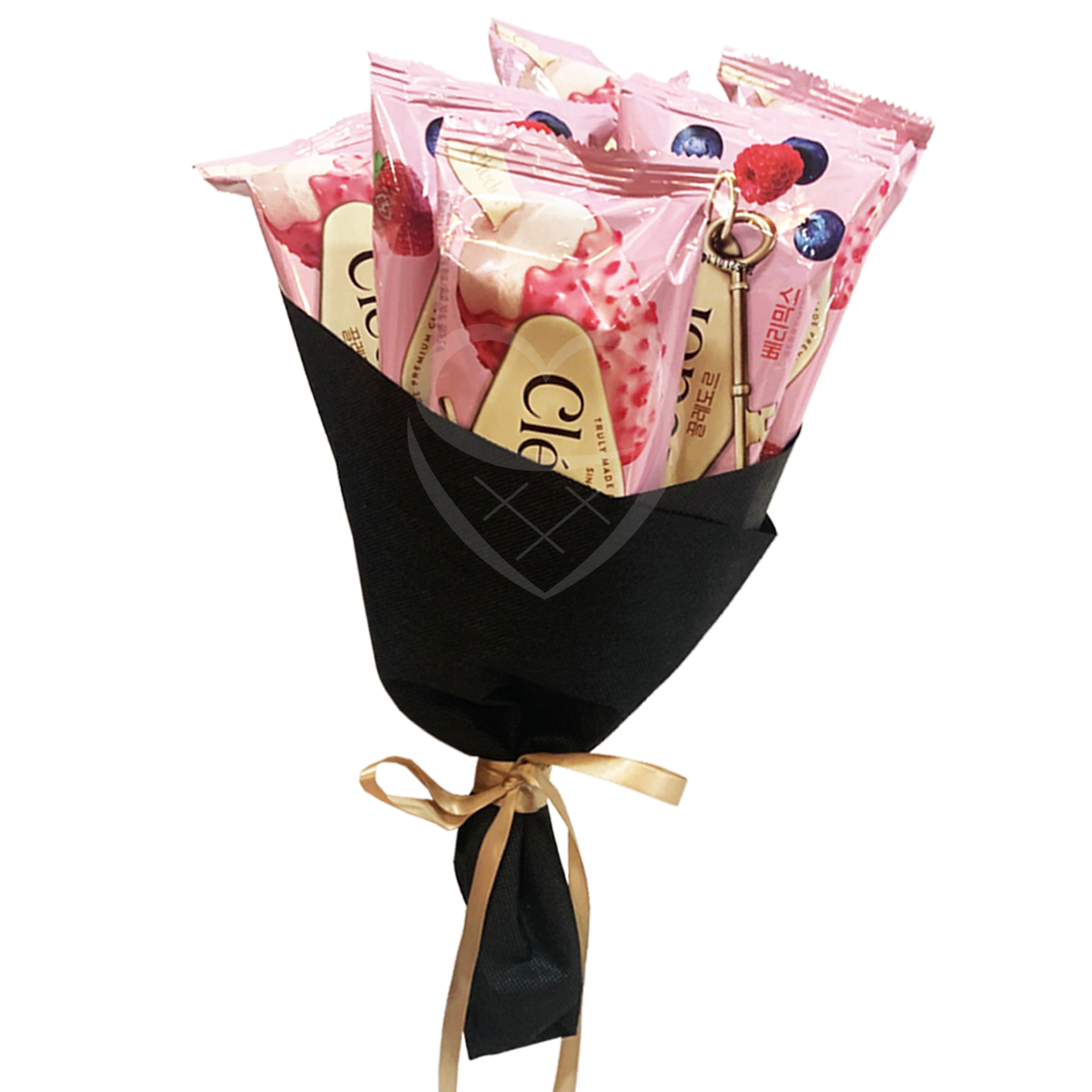 ICE CREAM BOUQUET WRAPPING SERVICE (Pre-Order for Next Day Delivery, Ice Cream Sold Separately)